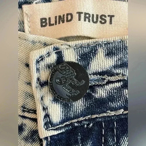 Blind Trust Stripe Paint Skinny Jeans Pants - Picture 5 of 7